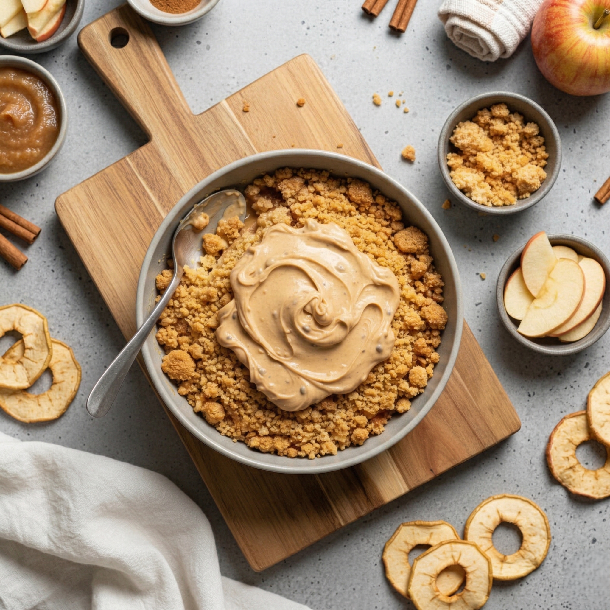 Protein Apple Crumble: Das perfekte süße Herbstfrühstück