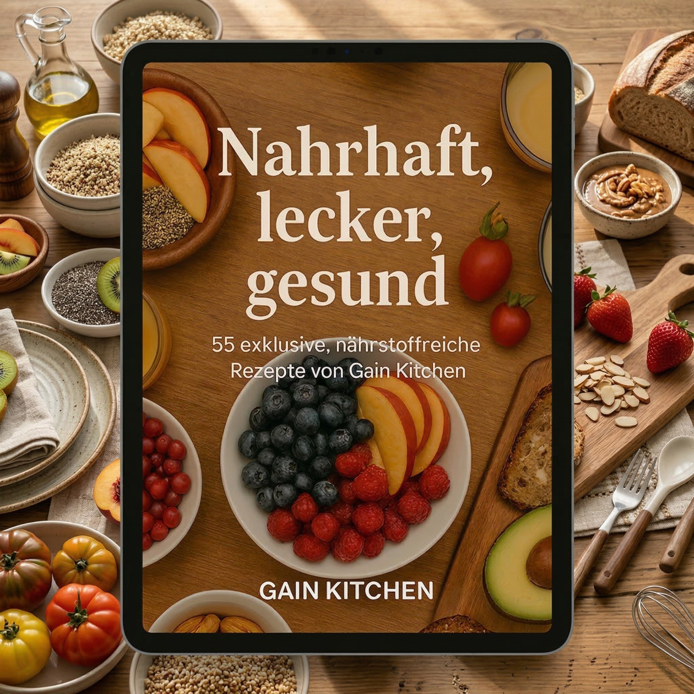 Gain Kitchen's exklusives Rezeptbuch