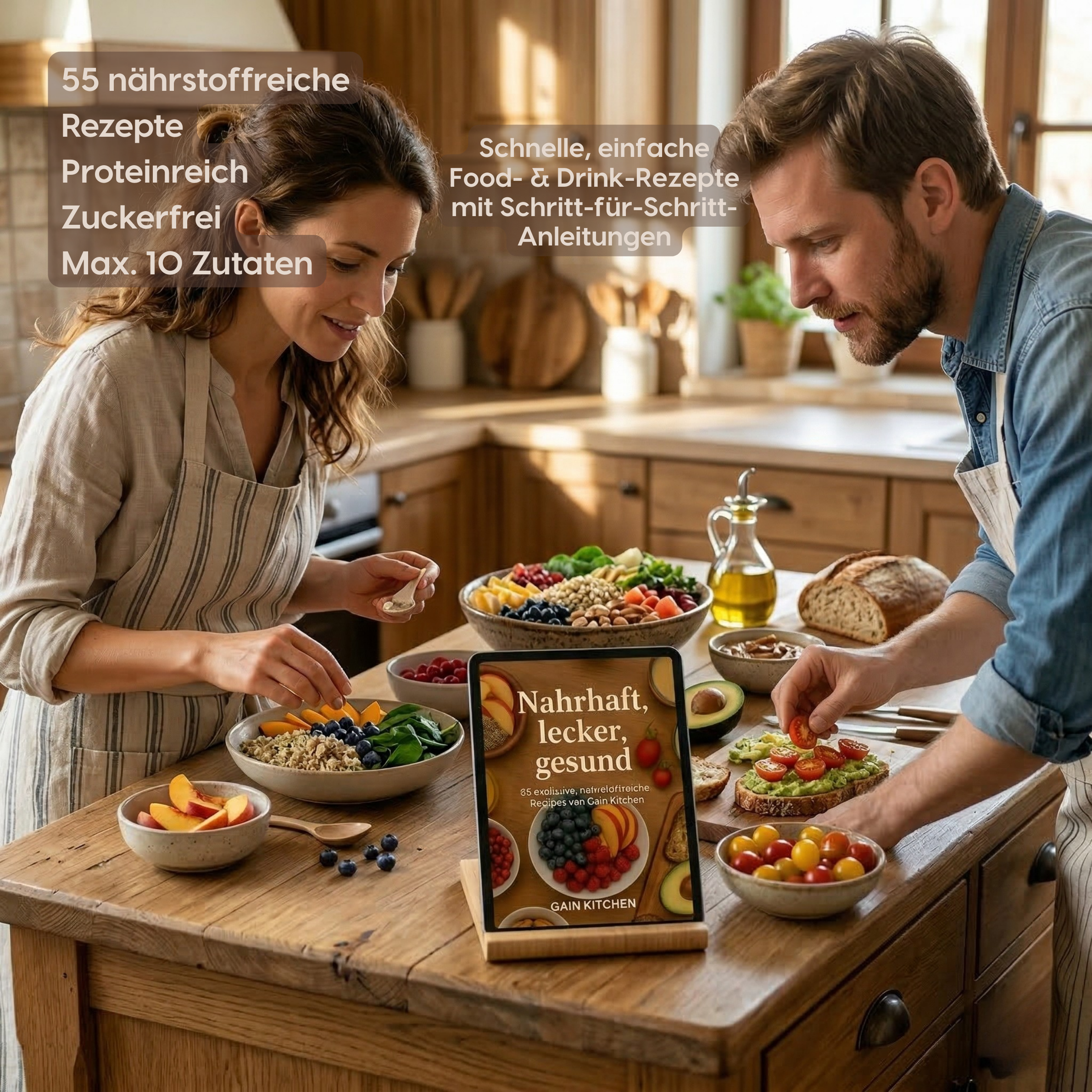 Gain Kitchen's exklusives Rezeptbuch