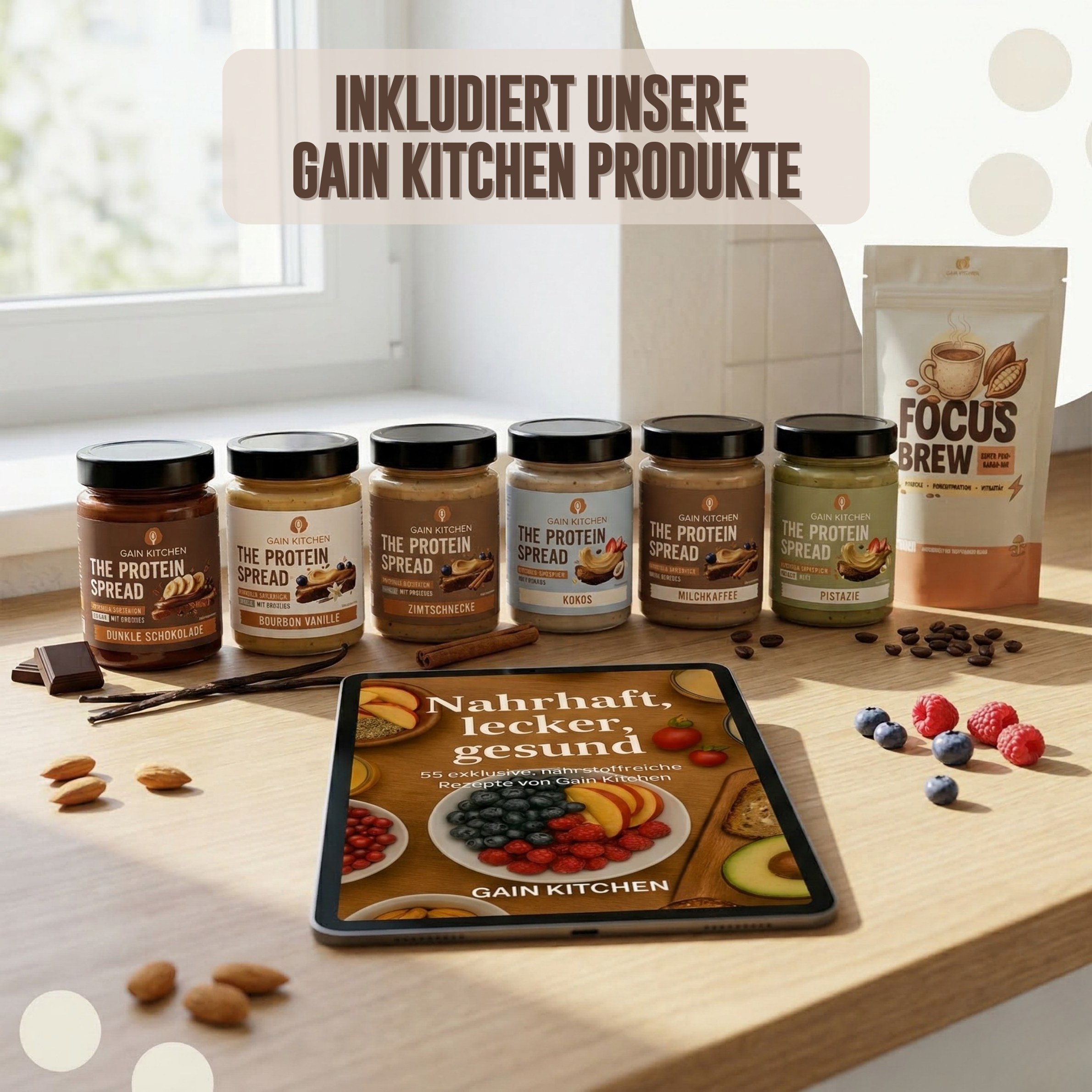 Gain Kitchen's exklusives Rezeptbuch