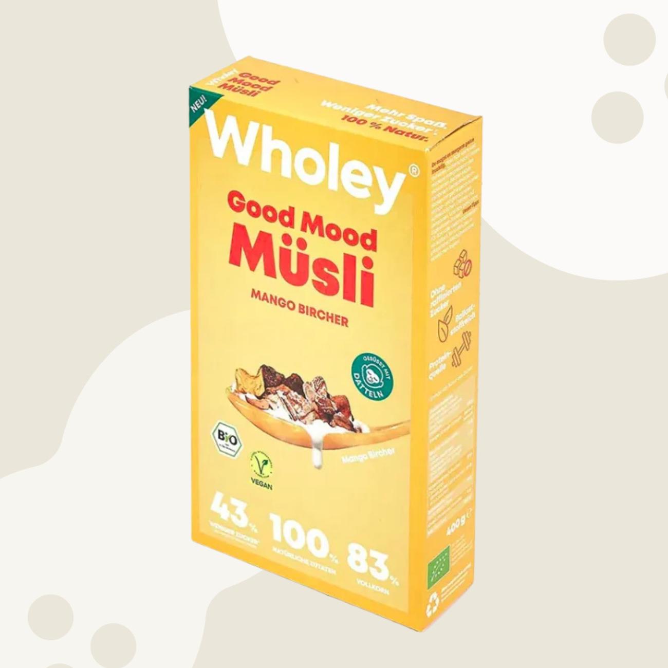 Wholey Good Mood Müsli - Mango Bircher