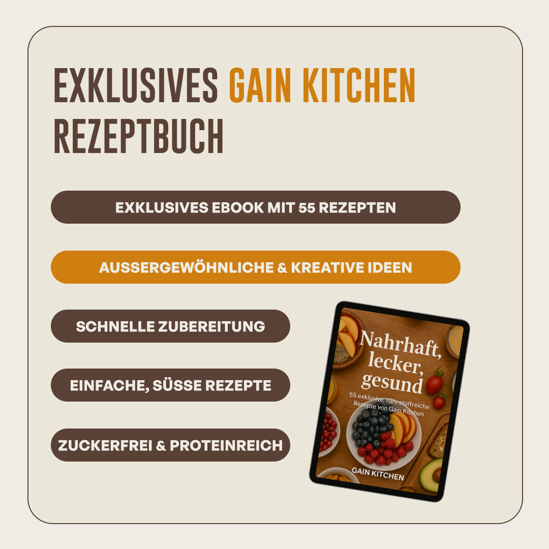 Gain Kitchen's exklusives Rezeptbuch