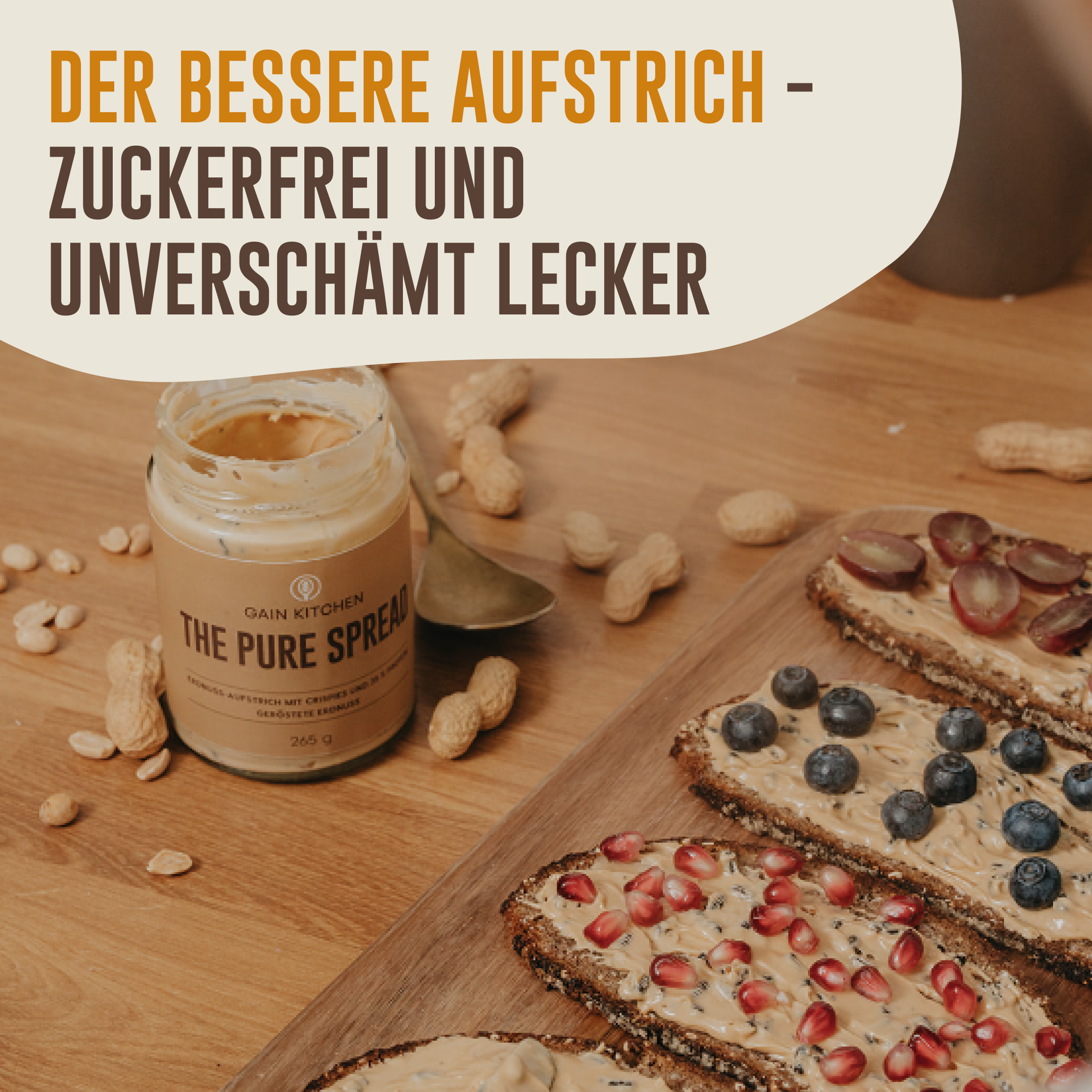 The Protein Spread - geröstete Erdnuss