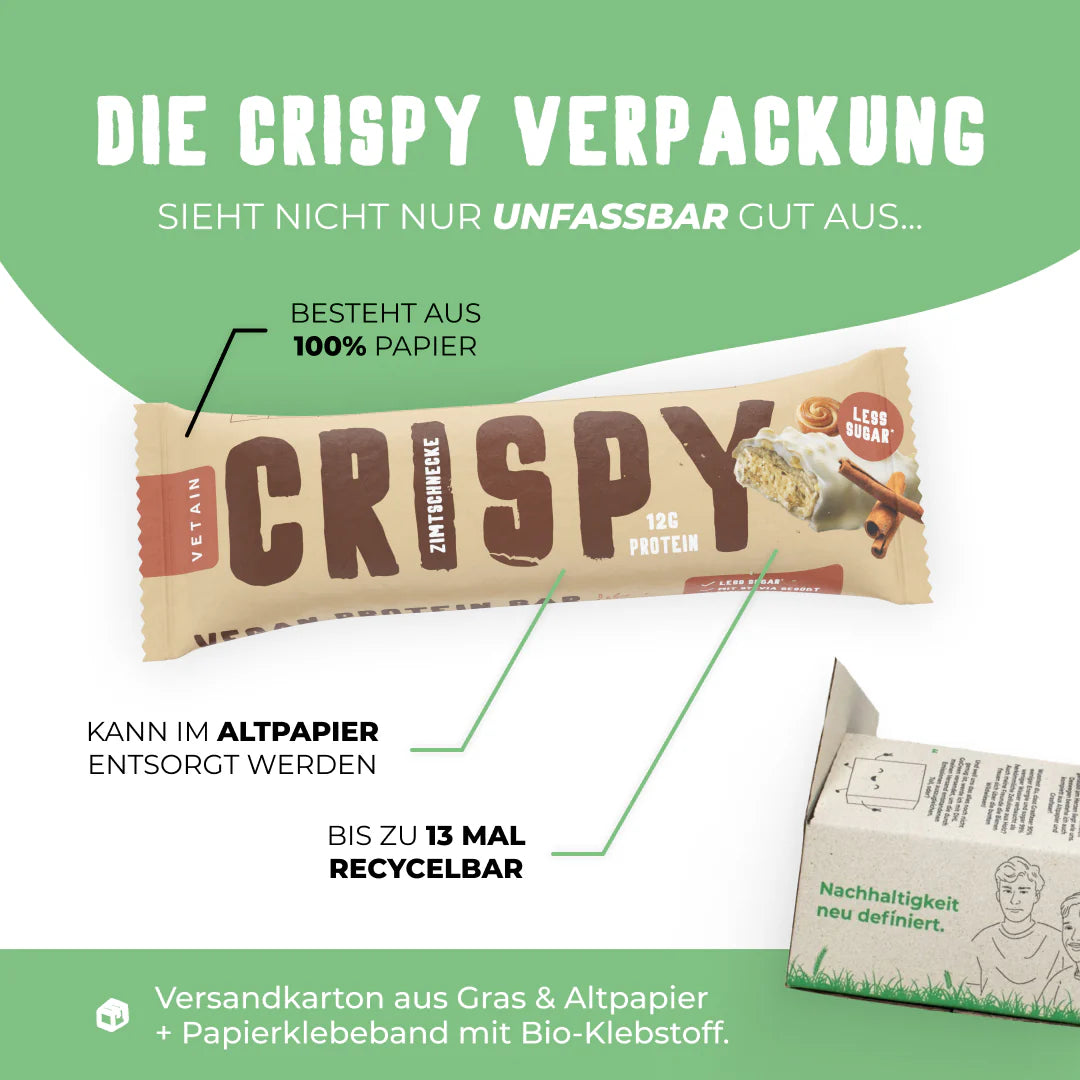 Vetain Crispy Zimtschnecke Riegel