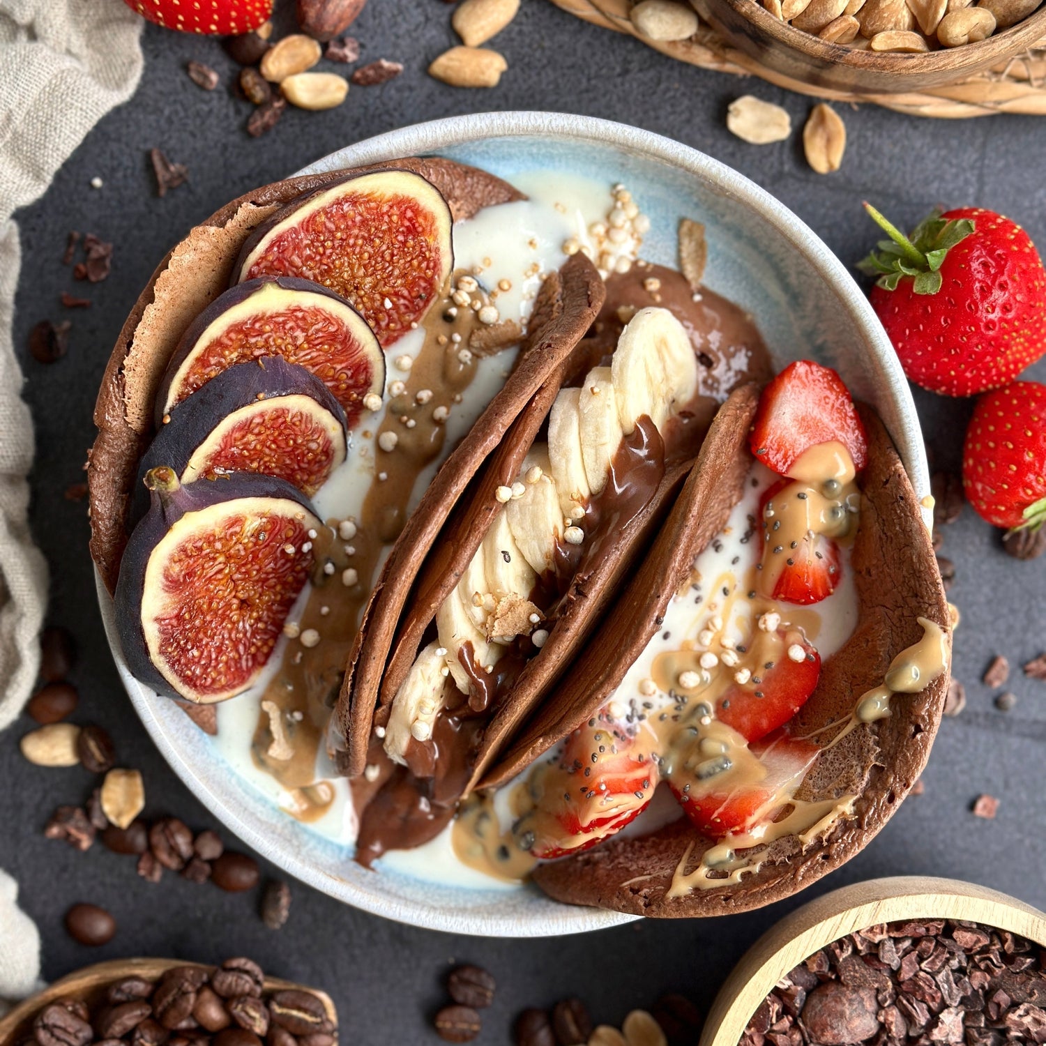 Süße Protein Tacos