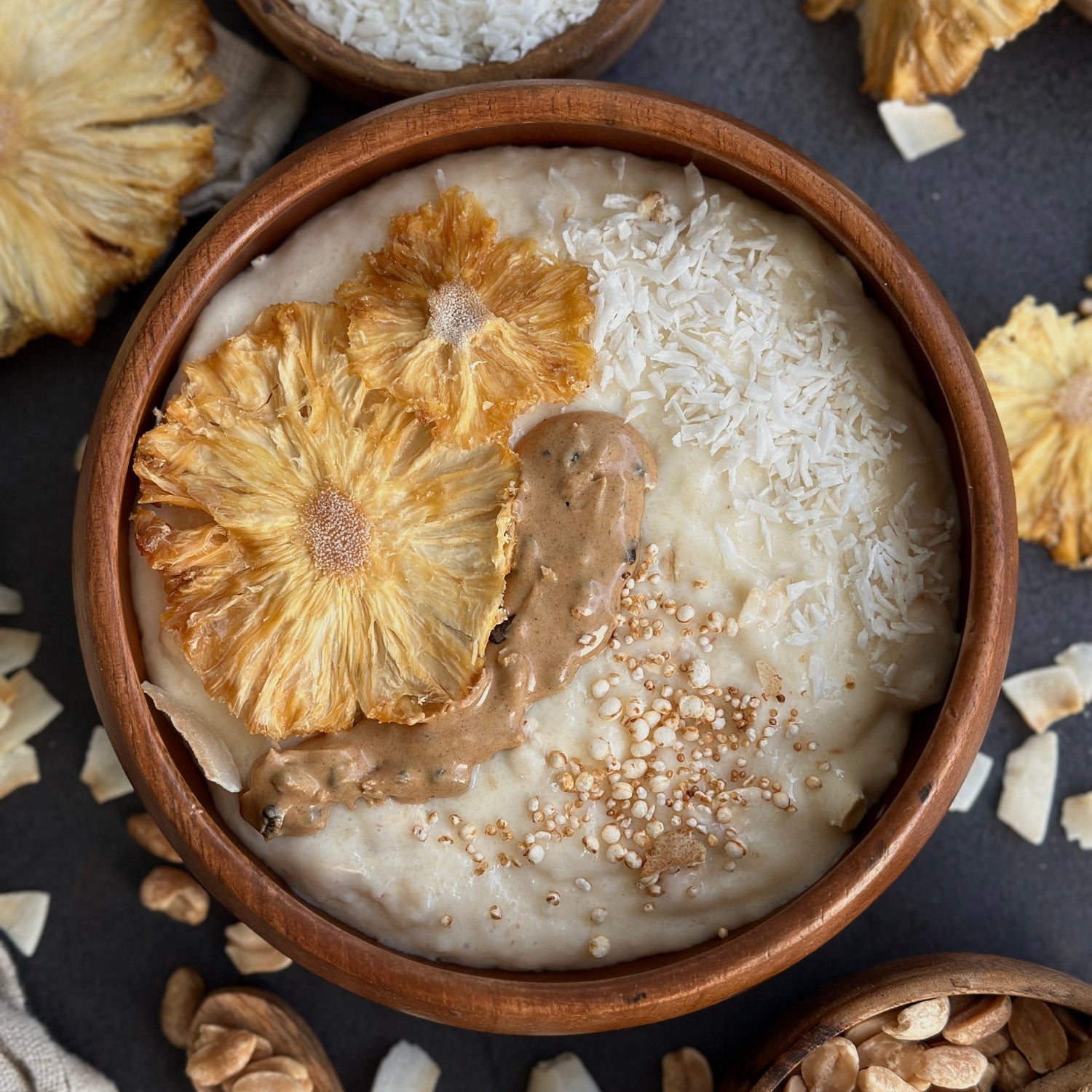 Peanut-Colada Protein Grießbrei