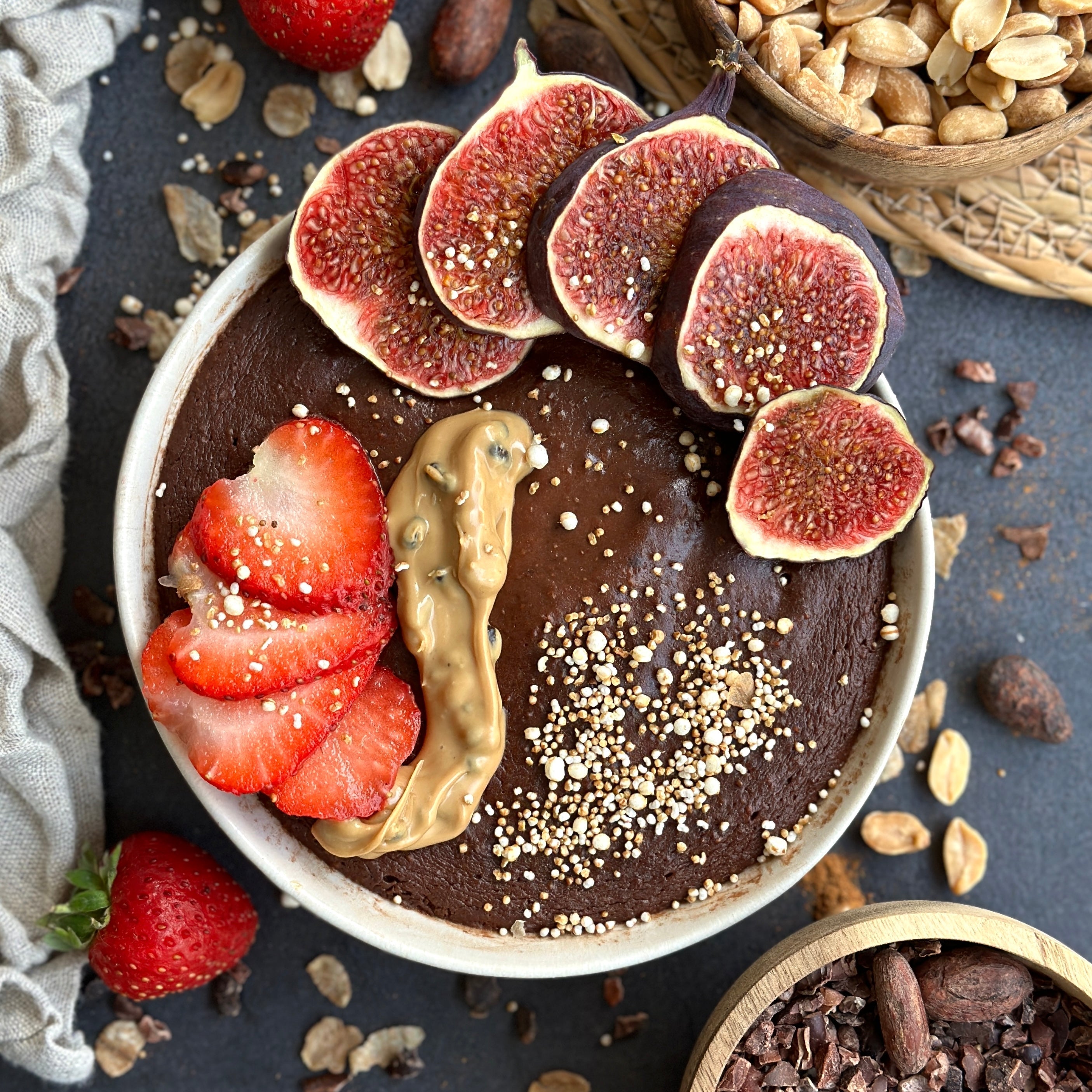 Süßkartoffel-Brownie Bowl