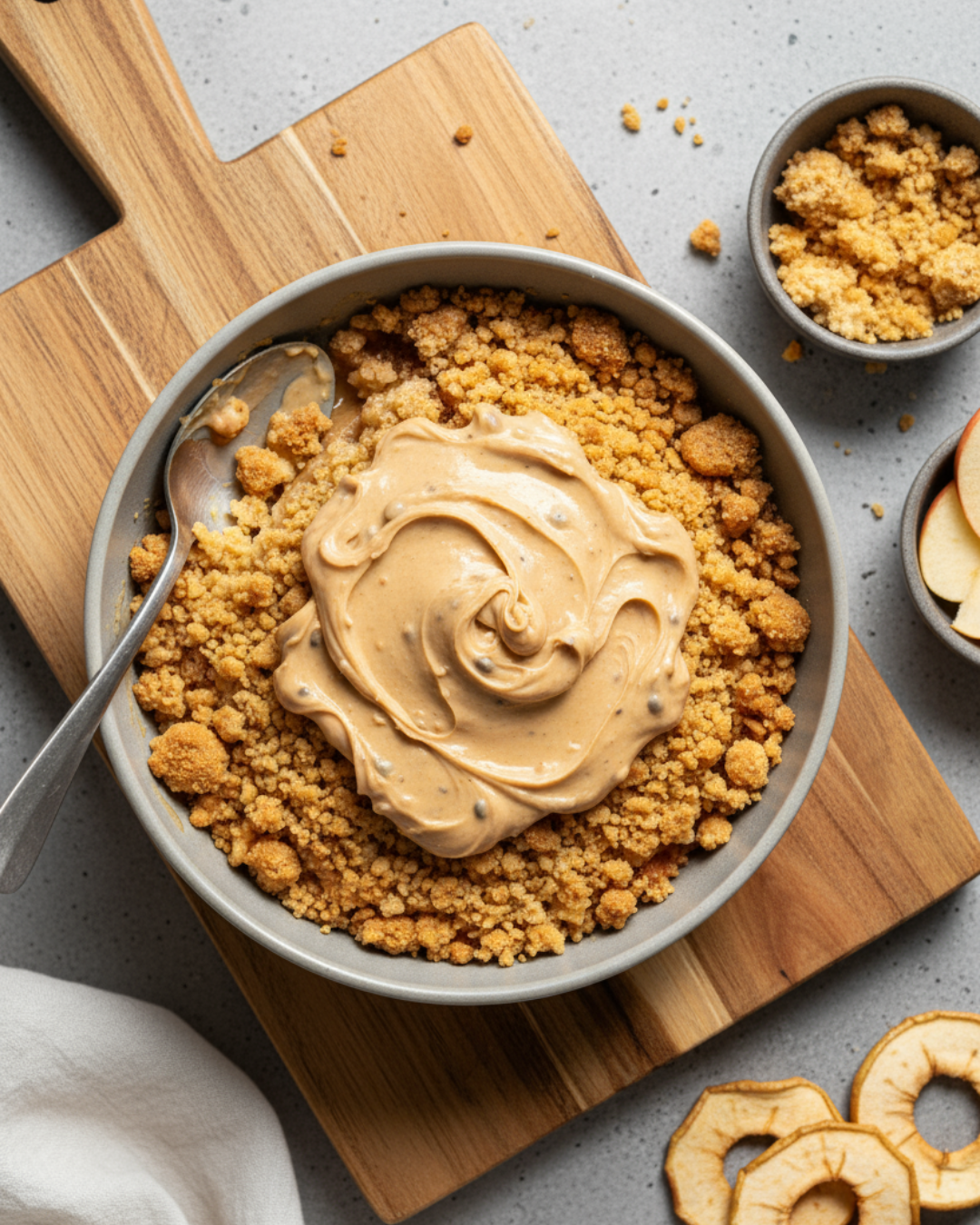 Protein Apple Crumble: Das perfekte süße Herbstfrühstück